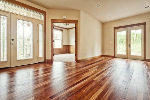 Finished hardwood floor